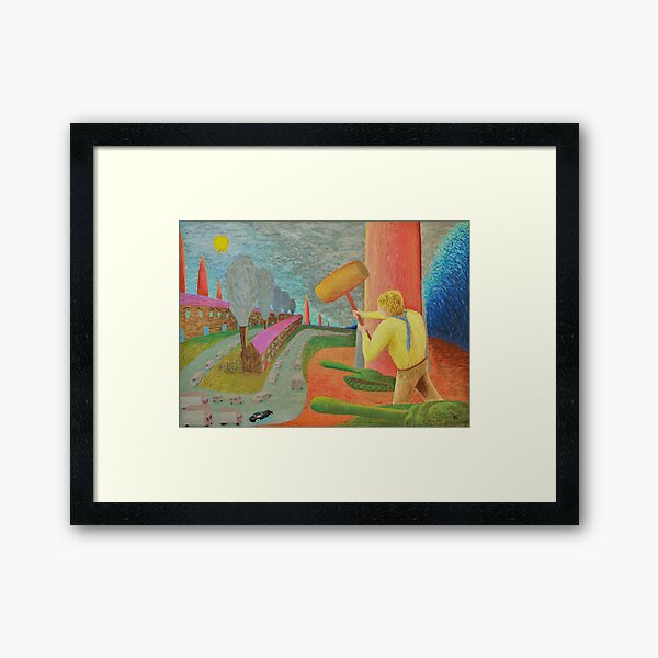 Brave New World / Society Framed Art Print