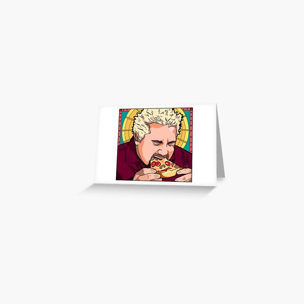 Guy Fieri Crossing Greeting Card By Bad Vibes Redbubble - guy fieri roblox