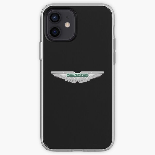 Aston Martin EST 1913 logo Insigne Vert Coque souple iPhone
