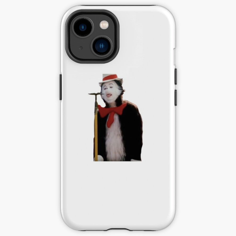 cat in the hat dirty ho iPhone Case