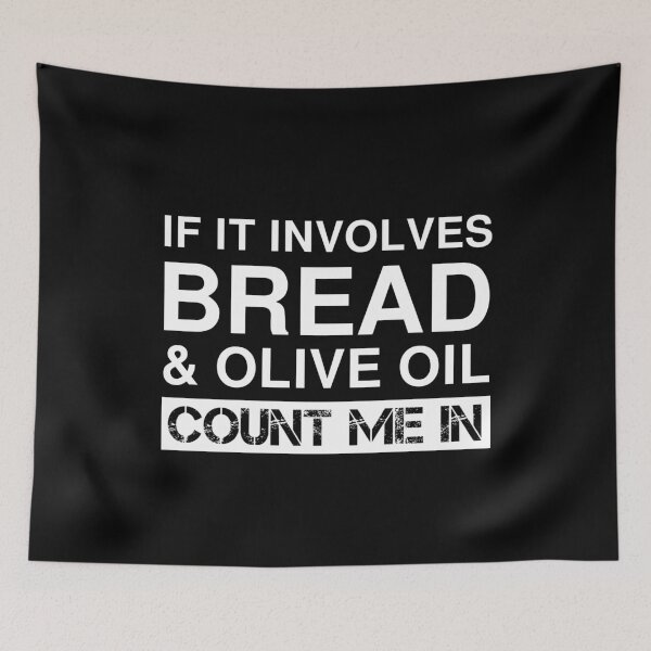 Item preview, Funny Bread And Olive Oil Italian Food designed and sold by Creekman Designs.