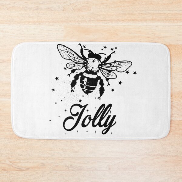 Aperçu de l'œuvre Bee jolly typography text art quote by Word Fandom - wordfandom créée et vendue par Kerry Pritchard.
