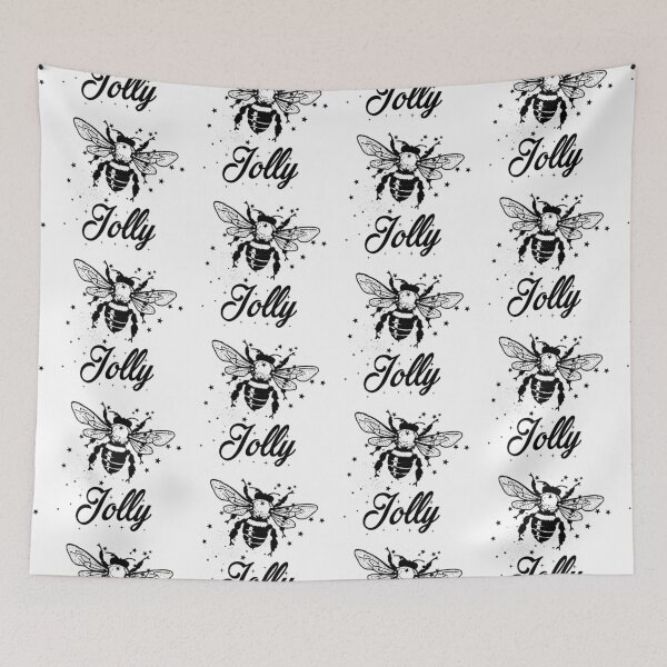 Item preview, Bee jolly typography text art quote by Word Fandom - wordfandom designed and sold by Kerry Pritchard.