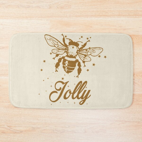 Aperçu de l'œuvre Bee jolly typography text art quote by Word Fandom - wordfandom créée et vendue par Kerry Pritchard.