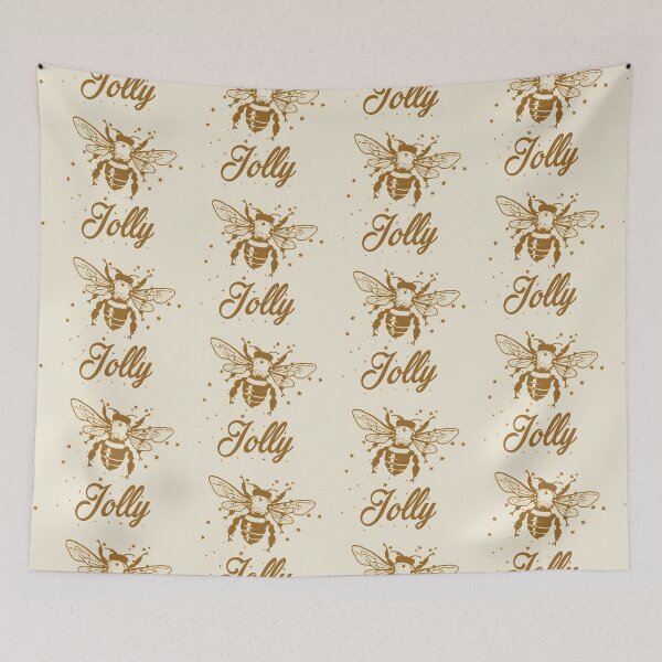 Item preview, Bee jolly typography text art quote by Word Fandom - wordfandom designed and sold by Kerry Pritchard.