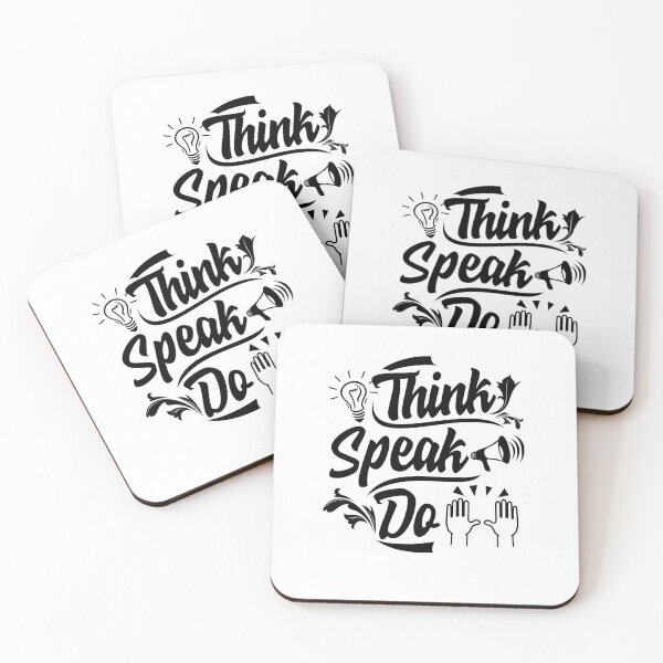 Item preview, Think. Speak. Do. Inspirational Quote designed and sold by StarenguCrew.