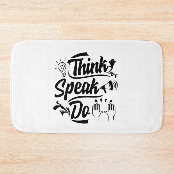 Item preview, Think. Speak. Do. Inspirational Quote designed and sold by StarenguCrew.