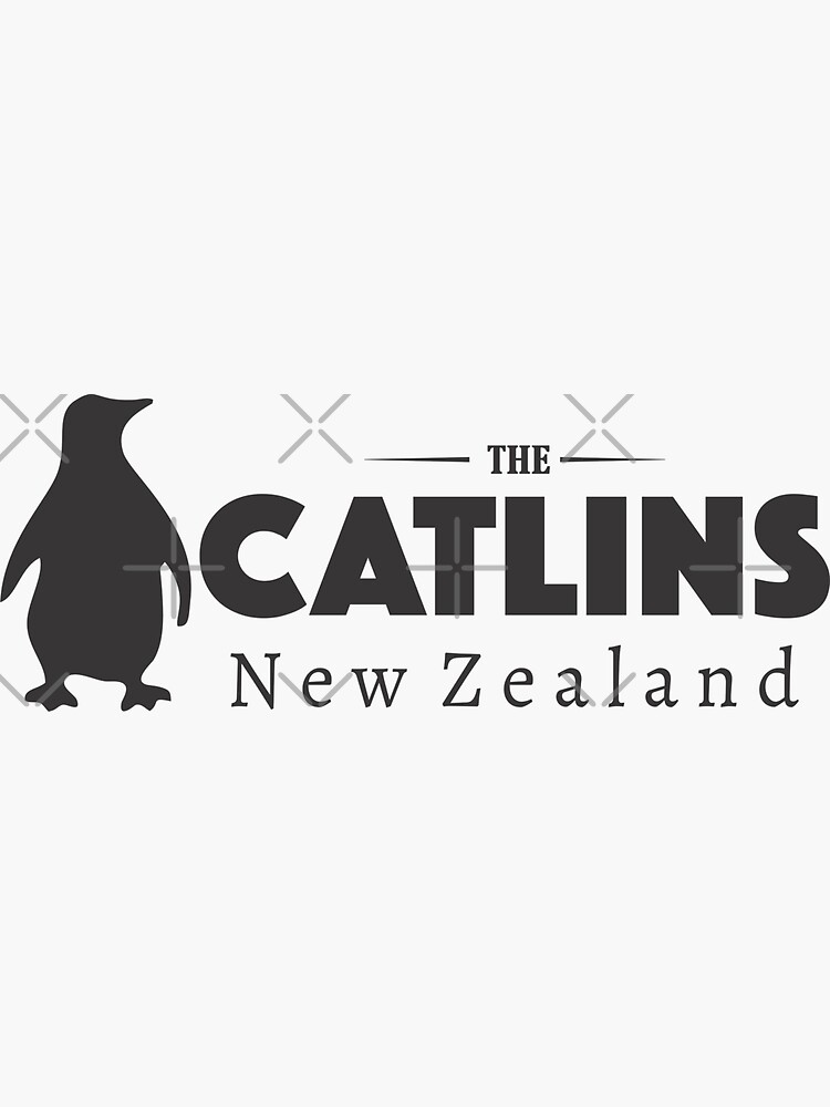 Thumbnail 3 of 3, Sticker, Catlins, New Zealand designed and sold by Kiwidom.