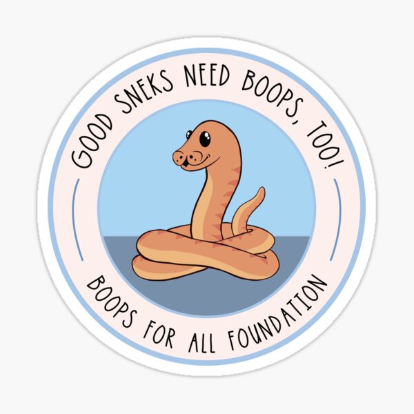 Artikel-Vorschau von Auch gute Sneaks brauchen Boops! Guter Junge, Snake Boop Sticker, designt und verkauft von logankinkade.