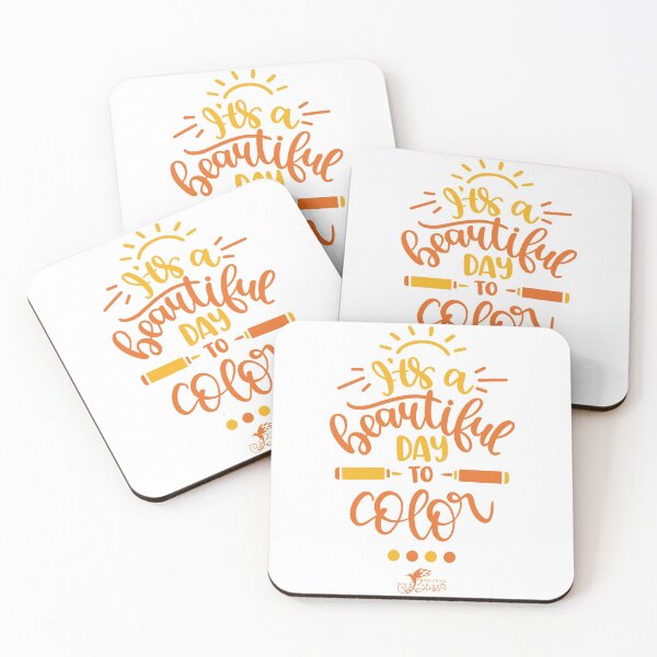 Item preview, It's a beautiful day to color designed and sold by coloringbliss.