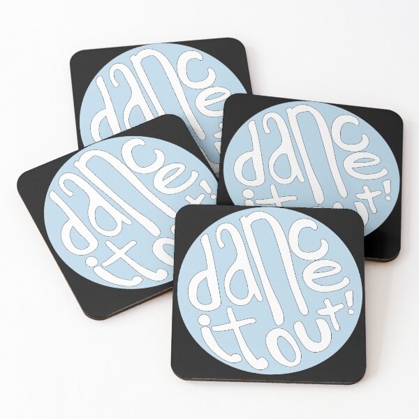 Item preview, Light Blue Dance It Out Good Vibes Lettering designed and sold by The-Goods.