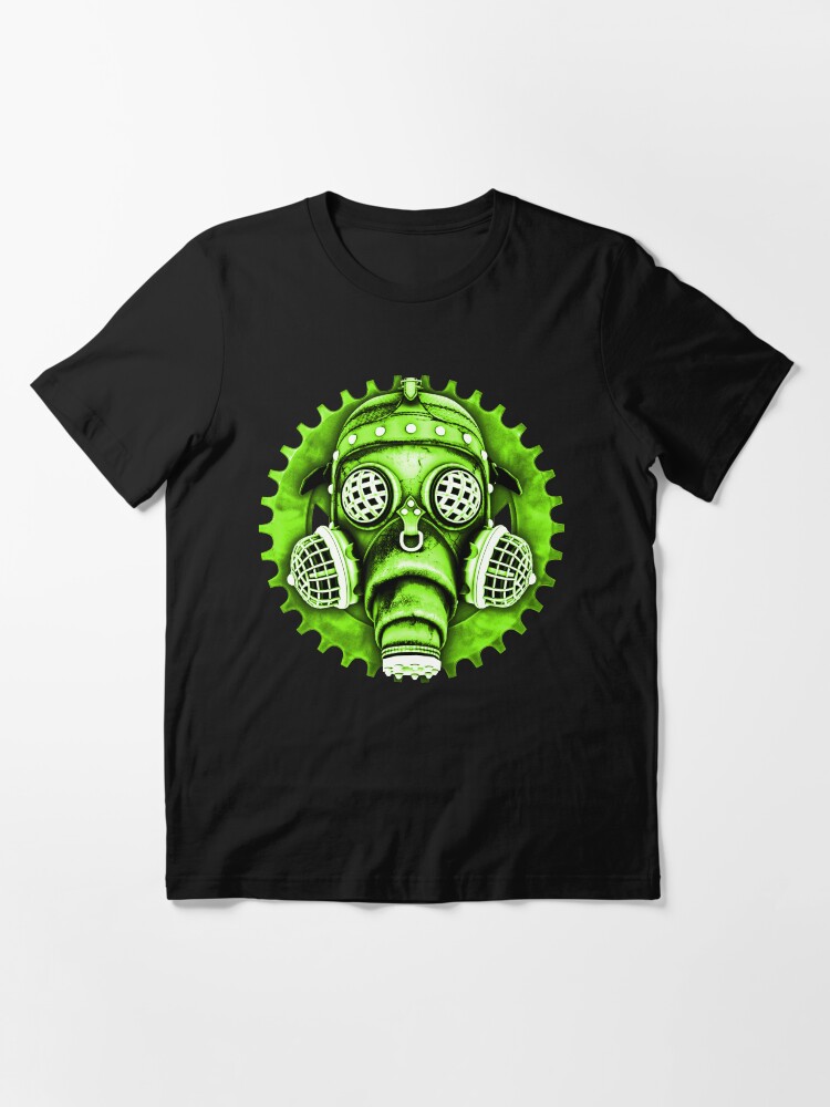 Alternate view of Steampunk / Cyberpunk Gas Mask #1E Steampunk T-Shirts Essential T-Shirt