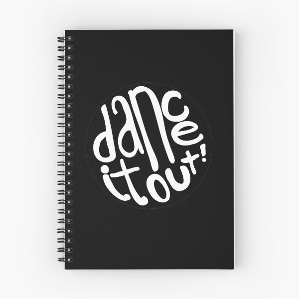 Item preview, Black Dance It Out Good Vibes Lettering designed and sold by The-Goods.