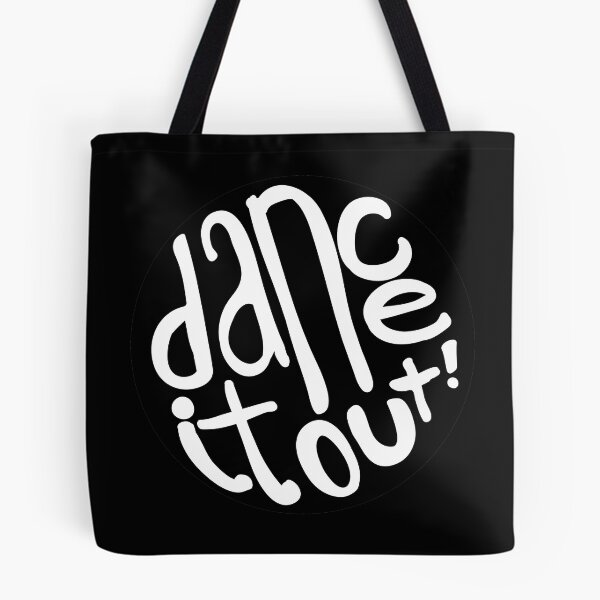 Item preview, Black Dance It Out Good Vibes Lettering designed and sold by The-Goods.