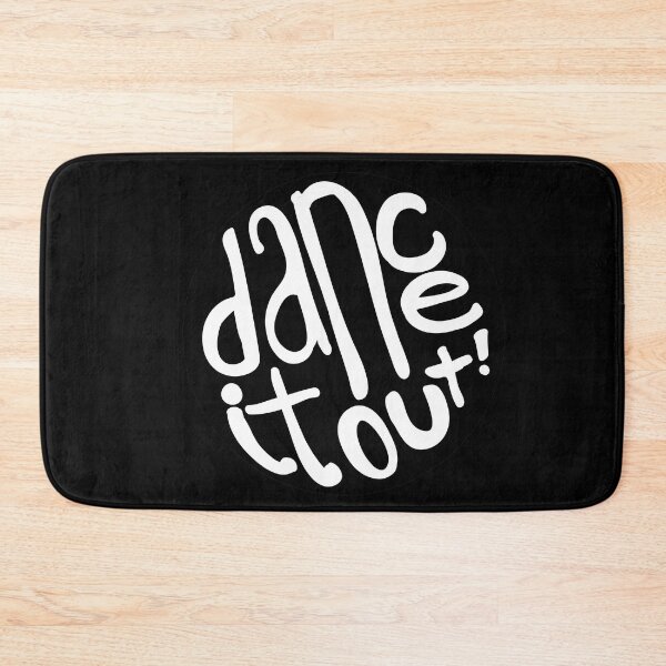 Item preview, Black Dance It Out Good Vibes Lettering designed and sold by The-Goods.