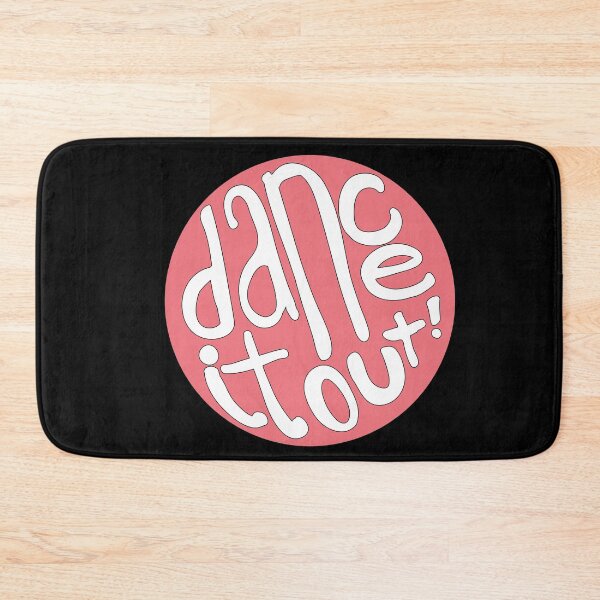 Item preview, Coral Dance It Out Good Vibes Lettering designed and sold by The-Goods.