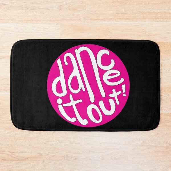 Item preview, Hot Pink Dance It Out Good Vibes Lettering designed and sold by The-Goods.
