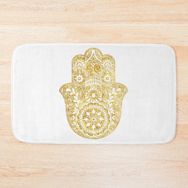 Item preview, White Gold Hamsa Hand designed and sold by maryedenoa.