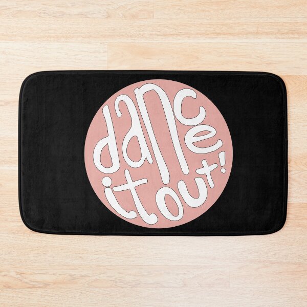 Item preview, Peach, Blush Pink Dance It Out Good Vibes Lettering designed and sold by The-Goods.