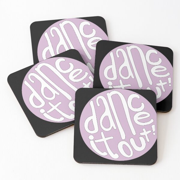 Item preview, Mauve Dance It Out Good Vibes Lettering designed and sold by The-Goods.