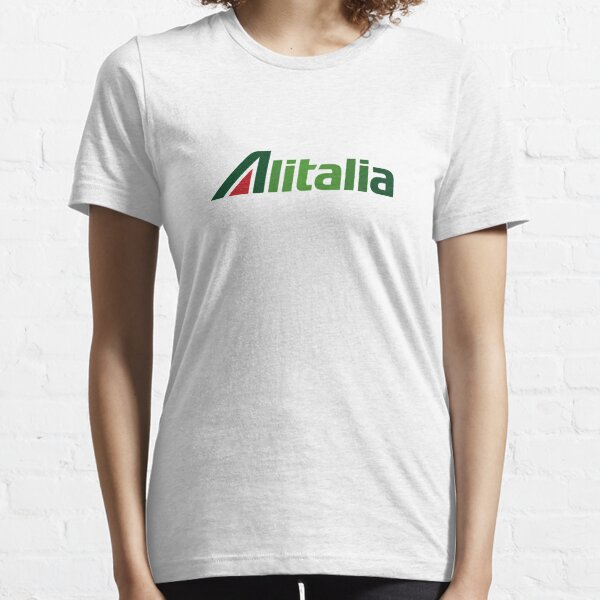 Alitalia Airline Tee Shirt Mens Autumn Winter Casual Bottoming Tops T-Shirt Ideal