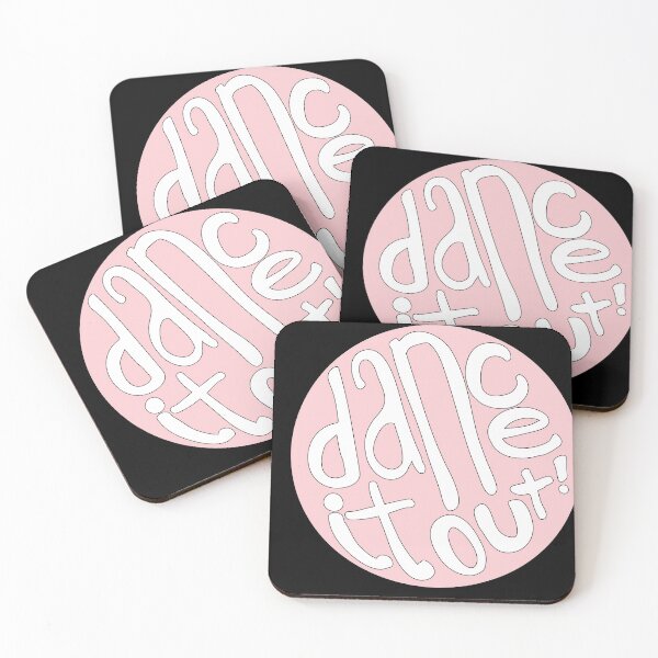 Item preview, Pink Dance It Out Good Vibes Lettering designed and sold by The-Goods.