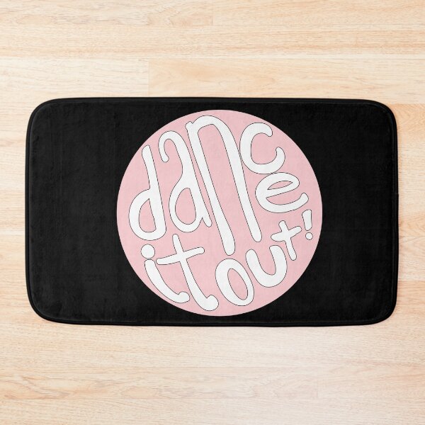 Item preview, Pink Dance It Out Good Vibes Lettering designed and sold by The-Goods.