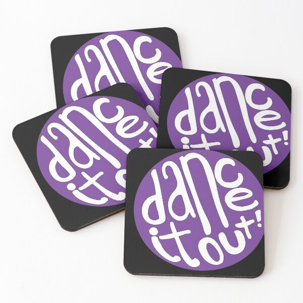 Item preview, Purple Dance It Out Good Vibes Lettering designed and sold by The-Goods.