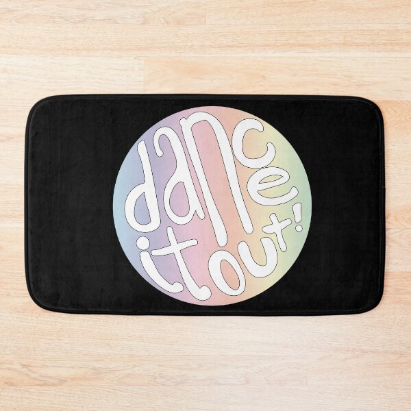 Item preview, Pastel Rainbow Dance It Out Good Vibes Lettering designed and sold by The-Goods.