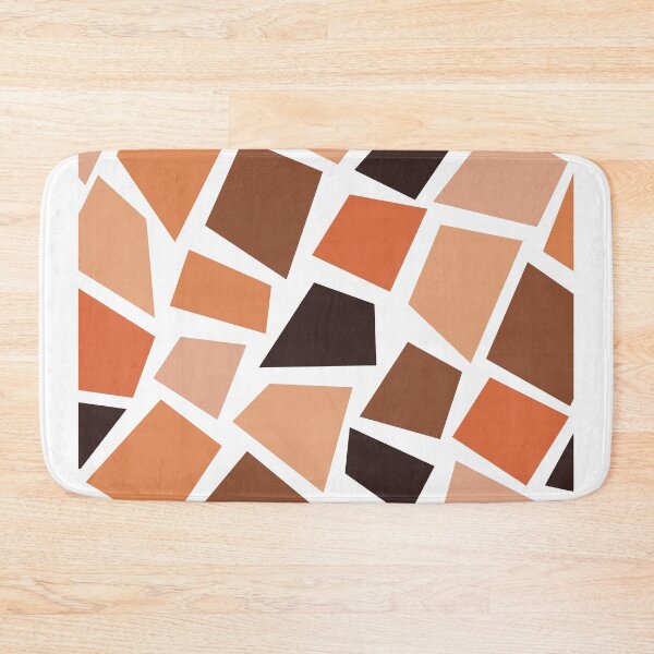 Item preview, Terracotta Mosaic Pattern - Modern, Contemporary Abstract - Terracotta Art - Brown - Geometric Shape designed and sold by Studio Grafiikka.