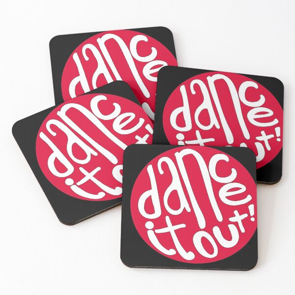 Item preview, Red Dance It Out Good Vibes Lettering designed and sold by The-Goods.