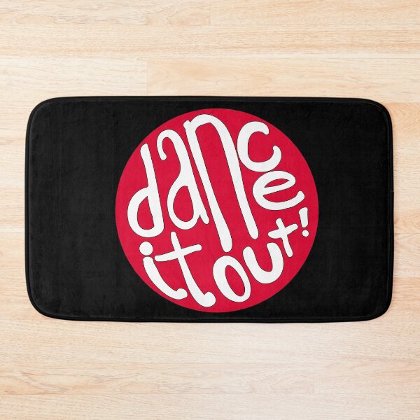 Item preview, Red Dance It Out Good Vibes Lettering designed and sold by The-Goods.