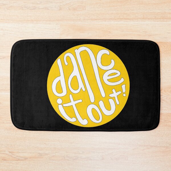 Item preview, Yellow Dance It Out Good Vibes Lettering designed and sold by The-Goods.