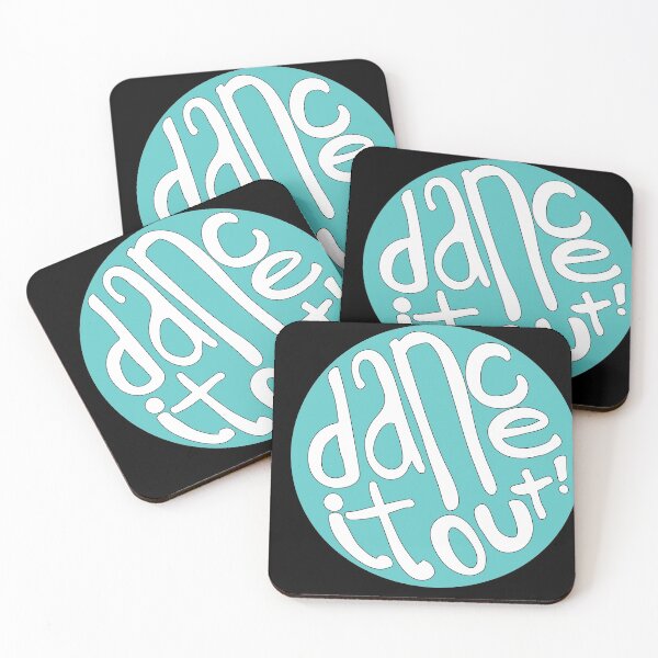 Item preview, Copy of Light Blue Dance It Out Good Vibes Lettering designed and sold by The-Goods.