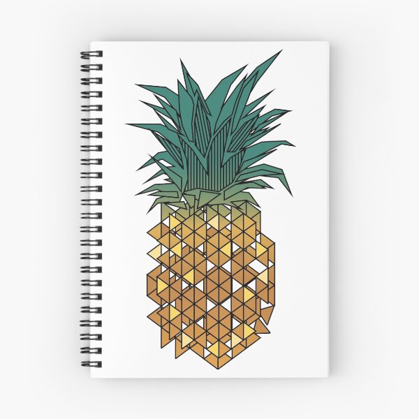 Item preview, Geometric golden pineapple  designed and sold by masatomio.