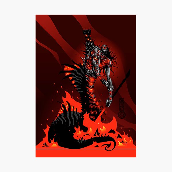 The Black Queen's Rook Photographic Print