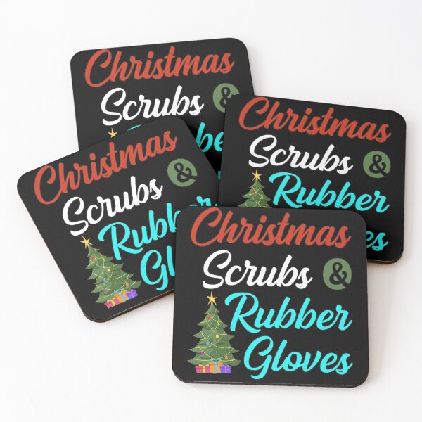 Item preview, Christmas Scrubs & Rubber Gloves Design for Nurses designed and sold by 4Craig.