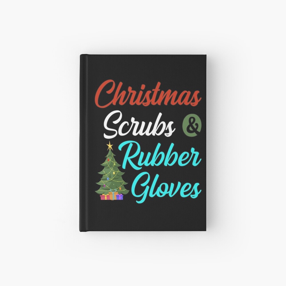 christmas rubber gloves