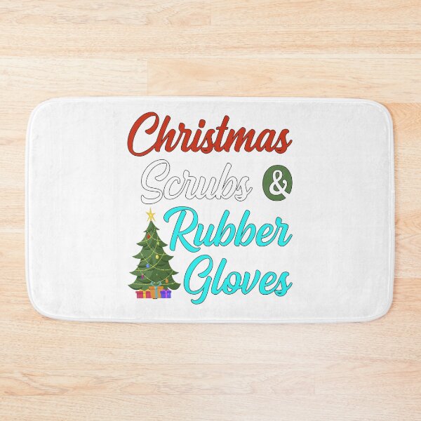 Item preview, Christmas Scrubs & Rubber Gloves Design for Nurses designed and sold by 4Craig.