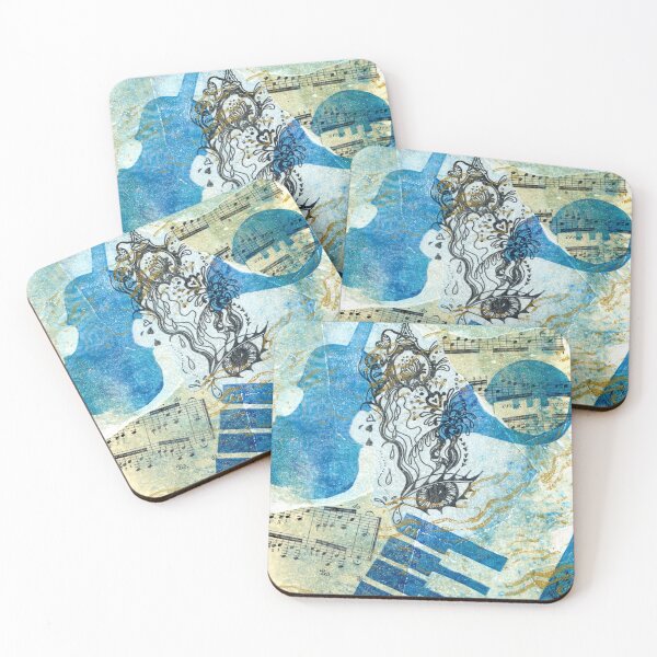 Item preview, Musical Memories 4 Faux Chine Colle Print  designed and sold by Heatherian.