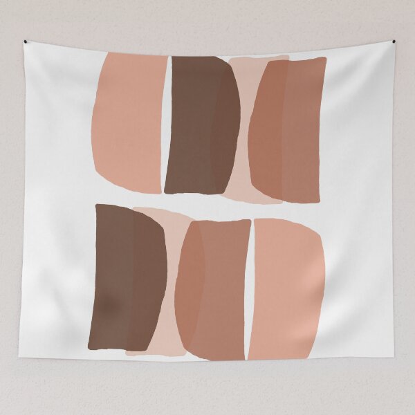 Item preview, Mid Century Modern Organic Abstract 3 - Minimal Print - Terracotta Abstract - Brown designed and sold by Studio Grafiikka.