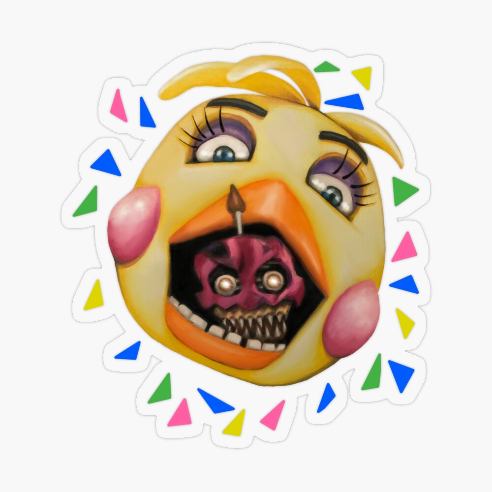 FNAF Toy Chica Nightmare Cupcake