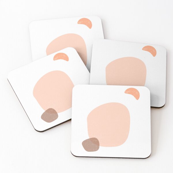 Item preview, Modern, Minimal Abstract - Contemporary Art - Terracotta Art Print - Pastel Pink, Brown designed and sold by Studio Grafiikka.