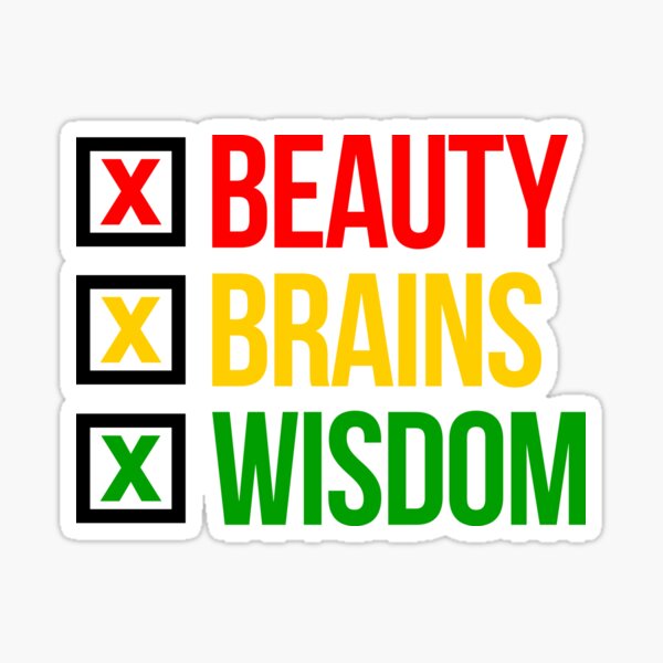 Aperçu de l'œuvre BBW Beauty Brains Wisdom Slay Snack Chemise Afro-Américaine créée et vendue par qualitytimes.