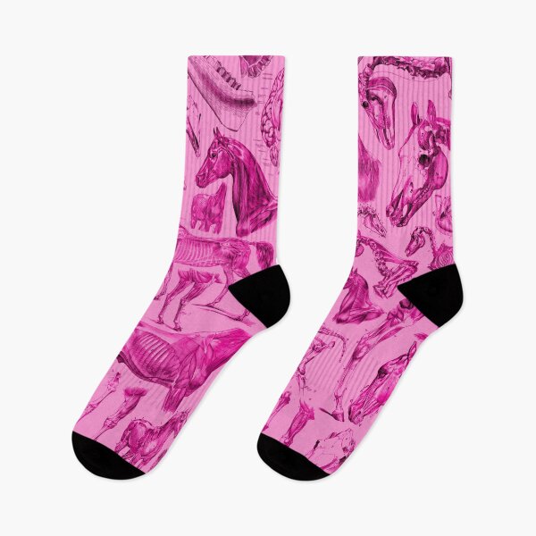 Item preview, Horse Anatomy - Pink Pattern designed and sold by TheGraphicGuru.