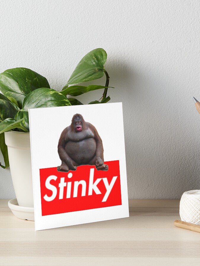 Uh Oh Stinky Poop Meme Funny Monkey Poster, meme monkey