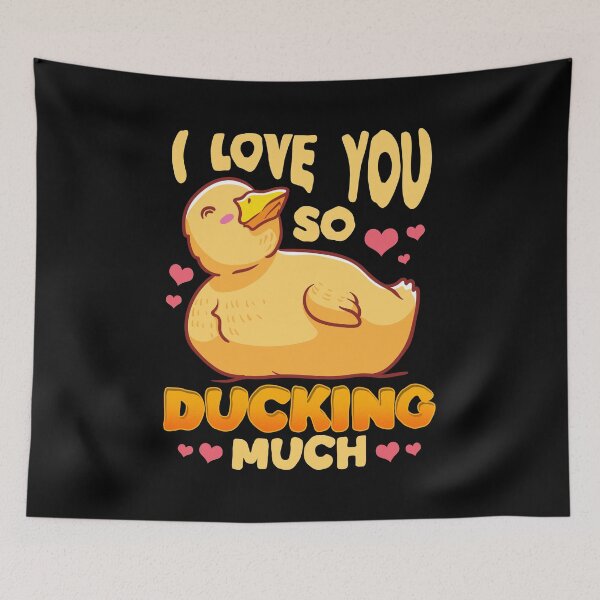 Item preview, Cute & Funny I Love You So Ducking Much Duck Pun designed and sold by perfectpresents.