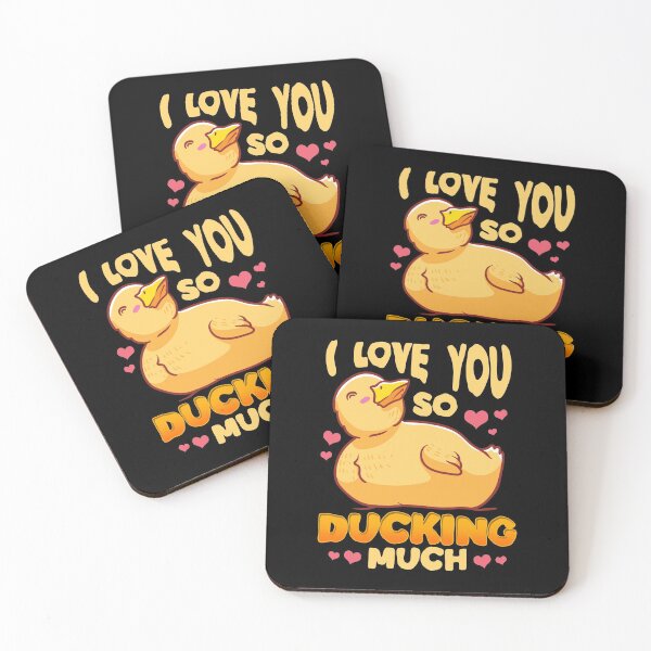 Item preview, Cute & Funny I Love You So Ducking Much Duck Pun designed and sold by perfectpresents.
