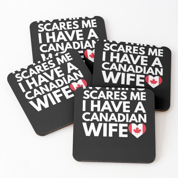 Item preview, Nothing Scares Me, I Have Canadian Wife designed and sold by HelloFromAja.