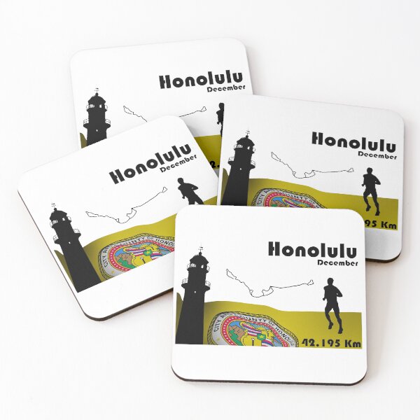 Item preview, Honolulu marathon designed and sold by C-Tiny-Factory.